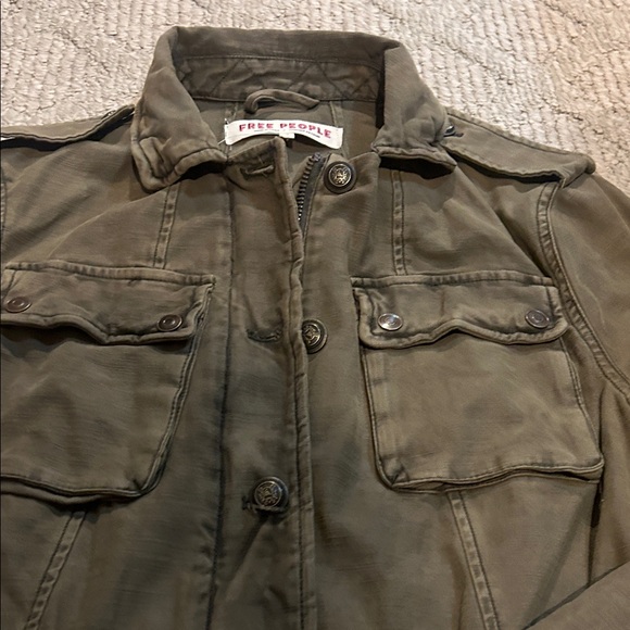 Free People Olive  Utility Jacket - Picture 9 of 9